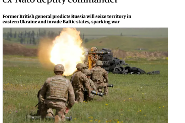 West and Russia on course for war, says ex-Nato deputy commander